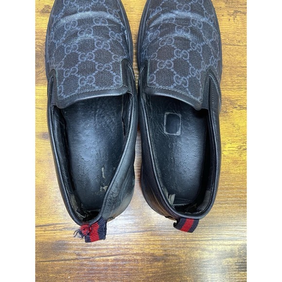 Gucci Men's GG Supreme Slip-On Shoes – Used,‎ Visible Wear 6.5 - Picture 3 of 14